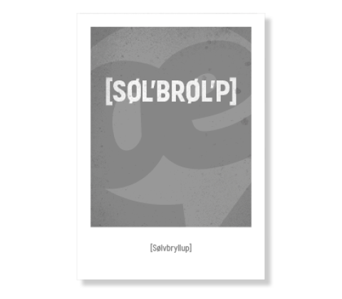 [Søl'brøl'p] Sølvbryllup 