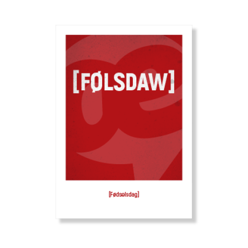[Følsdaw] Fødselsdag