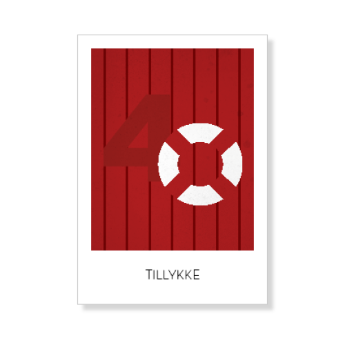 Redningskrans med cifre