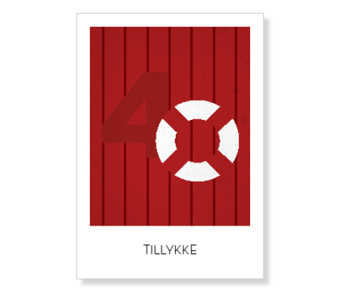 Redningskrans med cifre