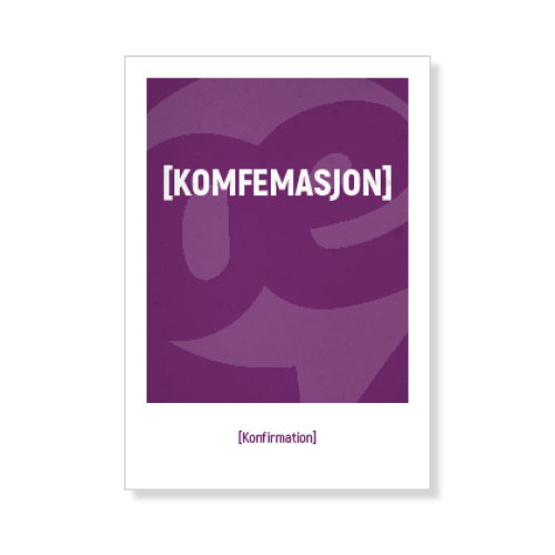 [Komfemasjon] Konfirmation - Pige