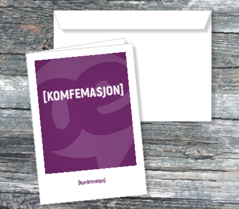 [Komfemasjon] Konfirmation - Pige