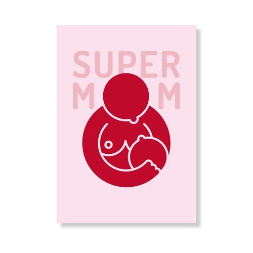 Super Mom - Rød