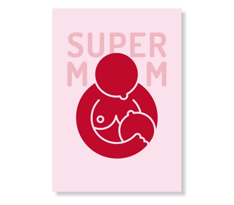 Super Mom - Rød