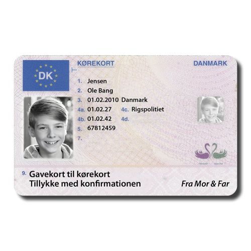 Gavekort til kørekort