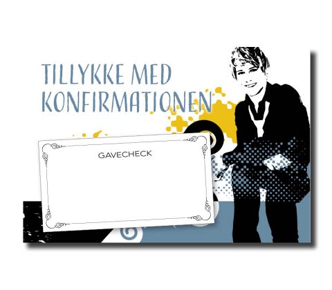 Gavekort til pengebeløb