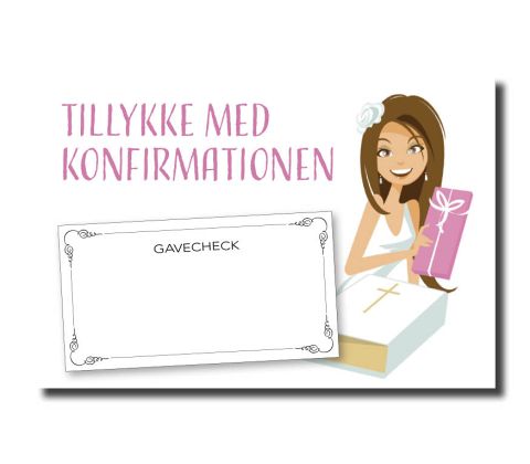 Gavekort til pengebeløb