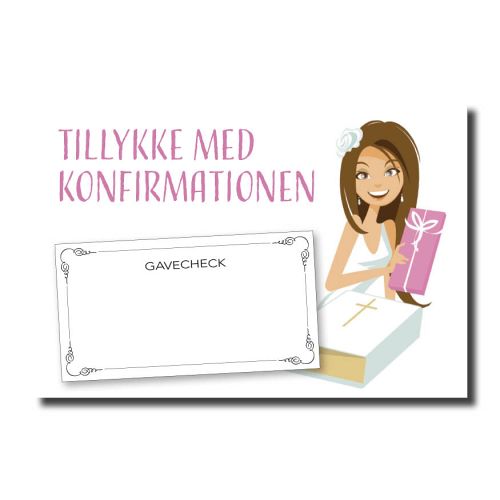 Gavekort til pengebeløb