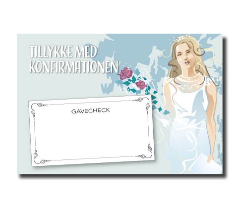 Gavekort til pengebeløb