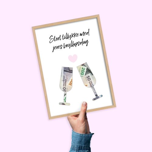 Gavekort til bryllupsdag