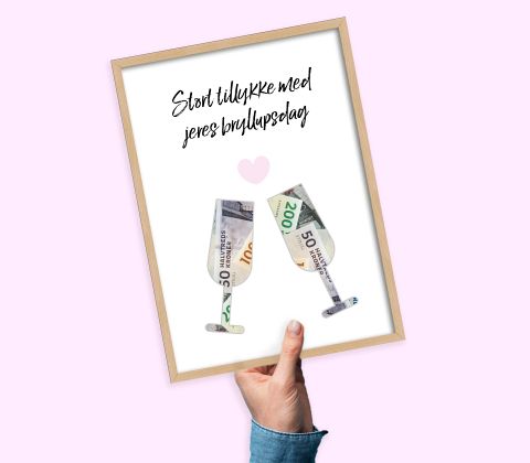 Gavekort til bryllupsdag