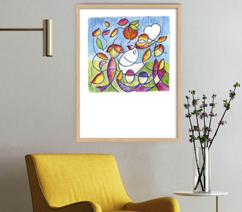 Blæsten går frisk - plakat