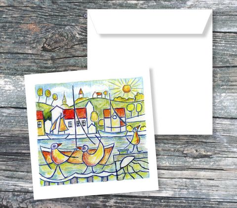 Fugle på molen - kort