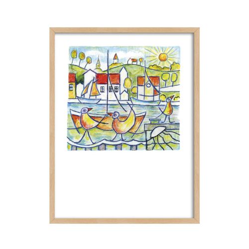 Fugle på molen - plakat