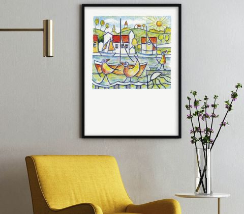 Fugle på molen - plakat