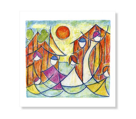 Røde fiskerhuse - kort