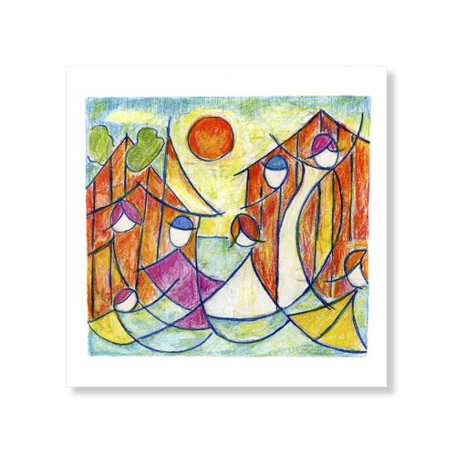 Røde fiskerhuse - kort