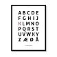 Alfabetplakat - Kærlighed