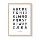 Alfabetplakat - Venskab