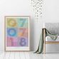 Datoplakat - Pastel
