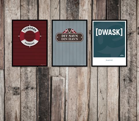 Dit Kutterskilt - dit navn/din havn