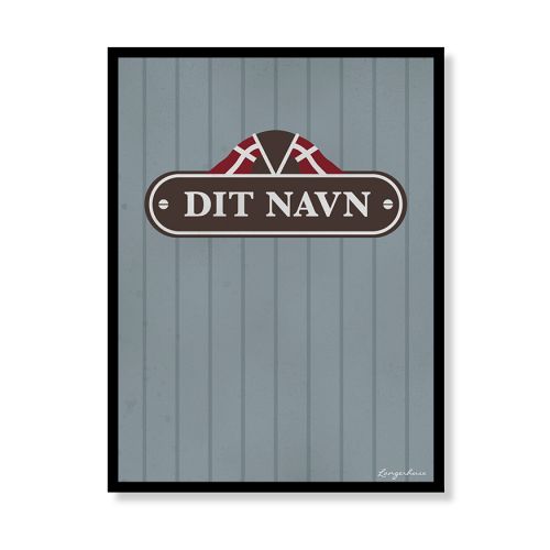 Dit kutterskilt - dit navn