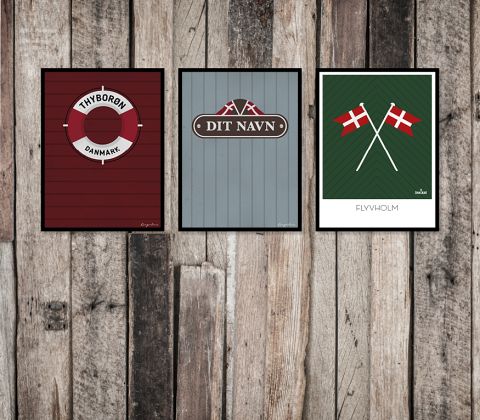 Dit kutterskilt - dit navn