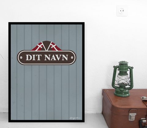 Dit kutterskilt - dit navn