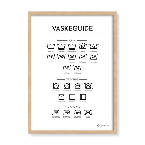 Vaskeguide - hvid