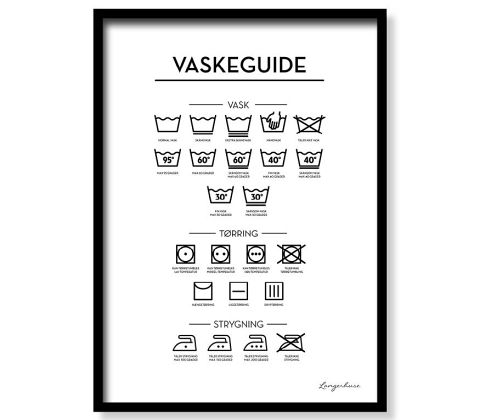 Vaskeguide - hvid
