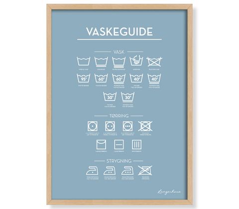 Vaskeguide - blå