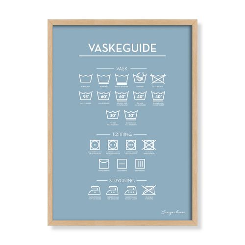 Vaskeguide - blå