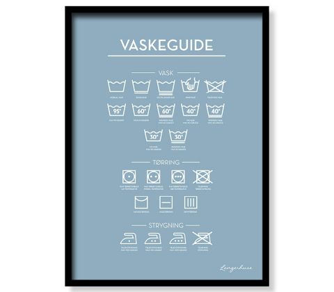 Vaskeguide - blå