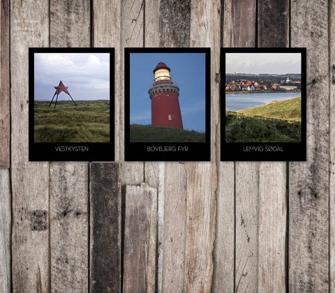 Bovbjerg Fyr i aftenlys