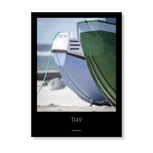 Fiskerbåde ved Stenbjerg Strand