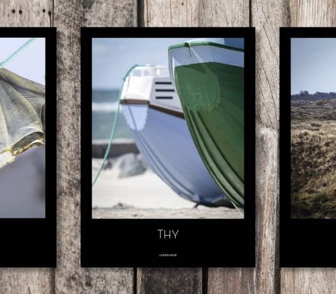 Fiskerbåde ved Stenbjerg Strand