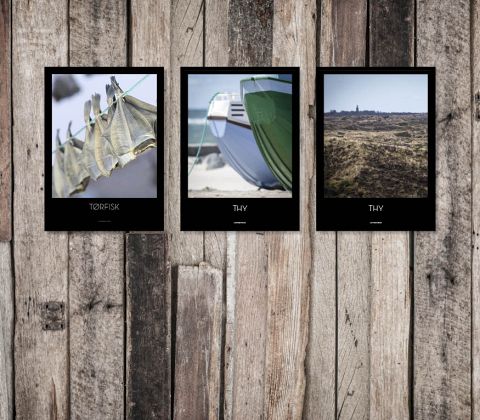 Fiskerbåde ved Stenbjerg Strand