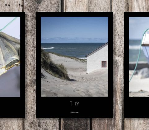 Fiskerhuse ved Stenbjerg Strand