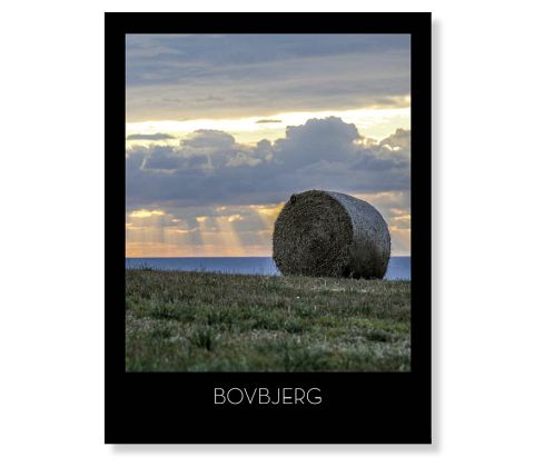 Halmballe ved skrænt