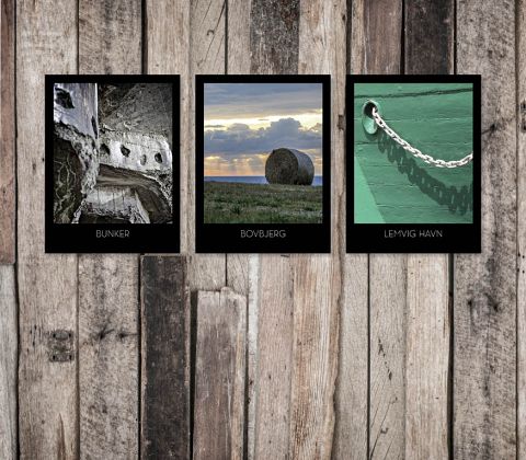 Halmballe ved skrænt