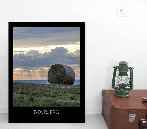 Halmballe ved skrænt