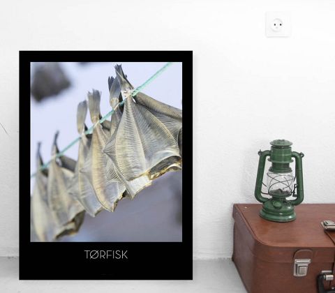 Tørfisk på snor