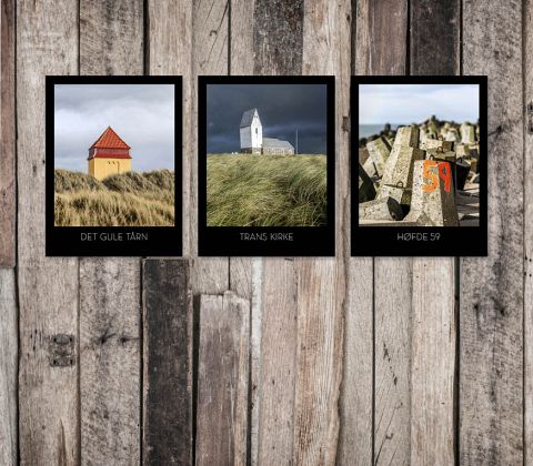 Trans Kirke mod mørk uvejrshimmel